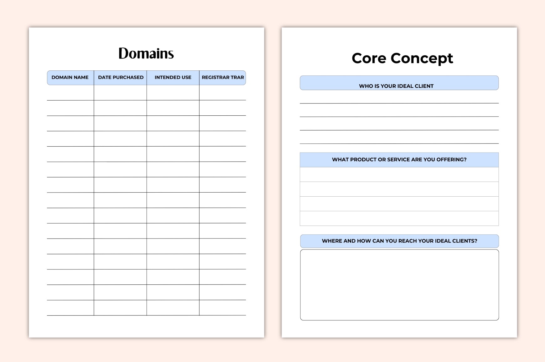 Website Strategy Planner