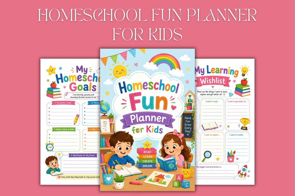 Homeschool Fun For Kids Planner