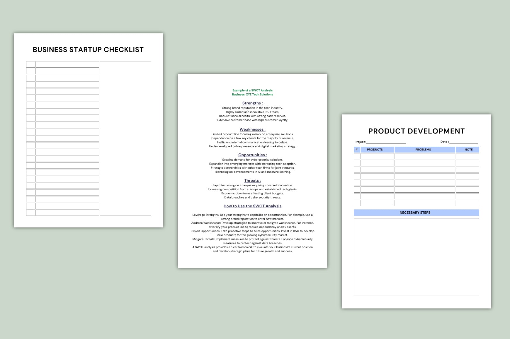 Success Path Workbook