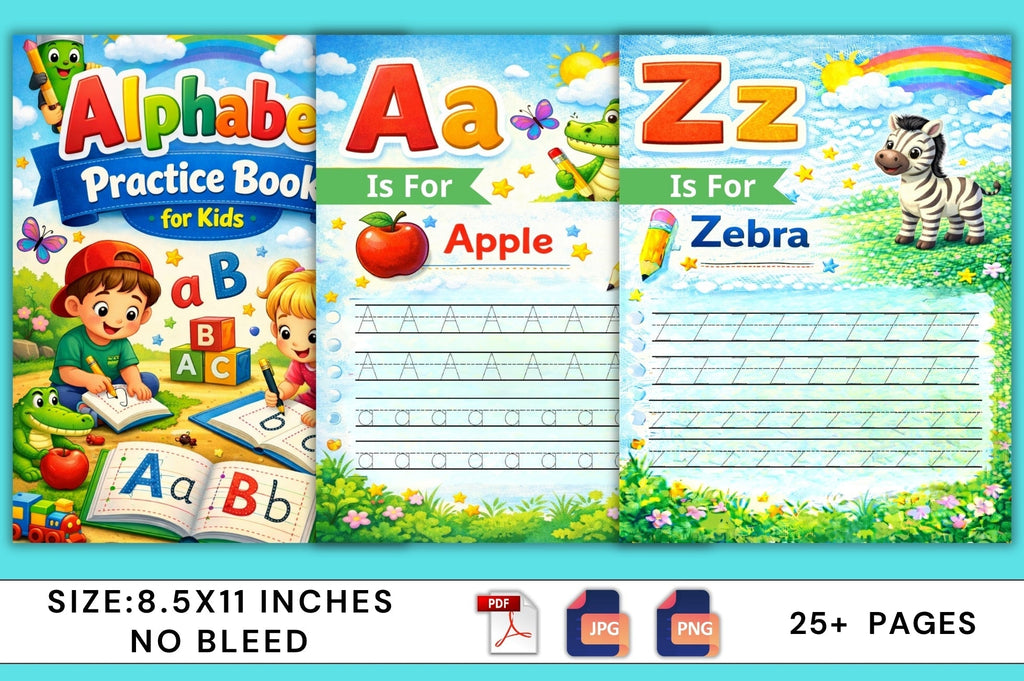 Alphabet Practice Workbook for Kids