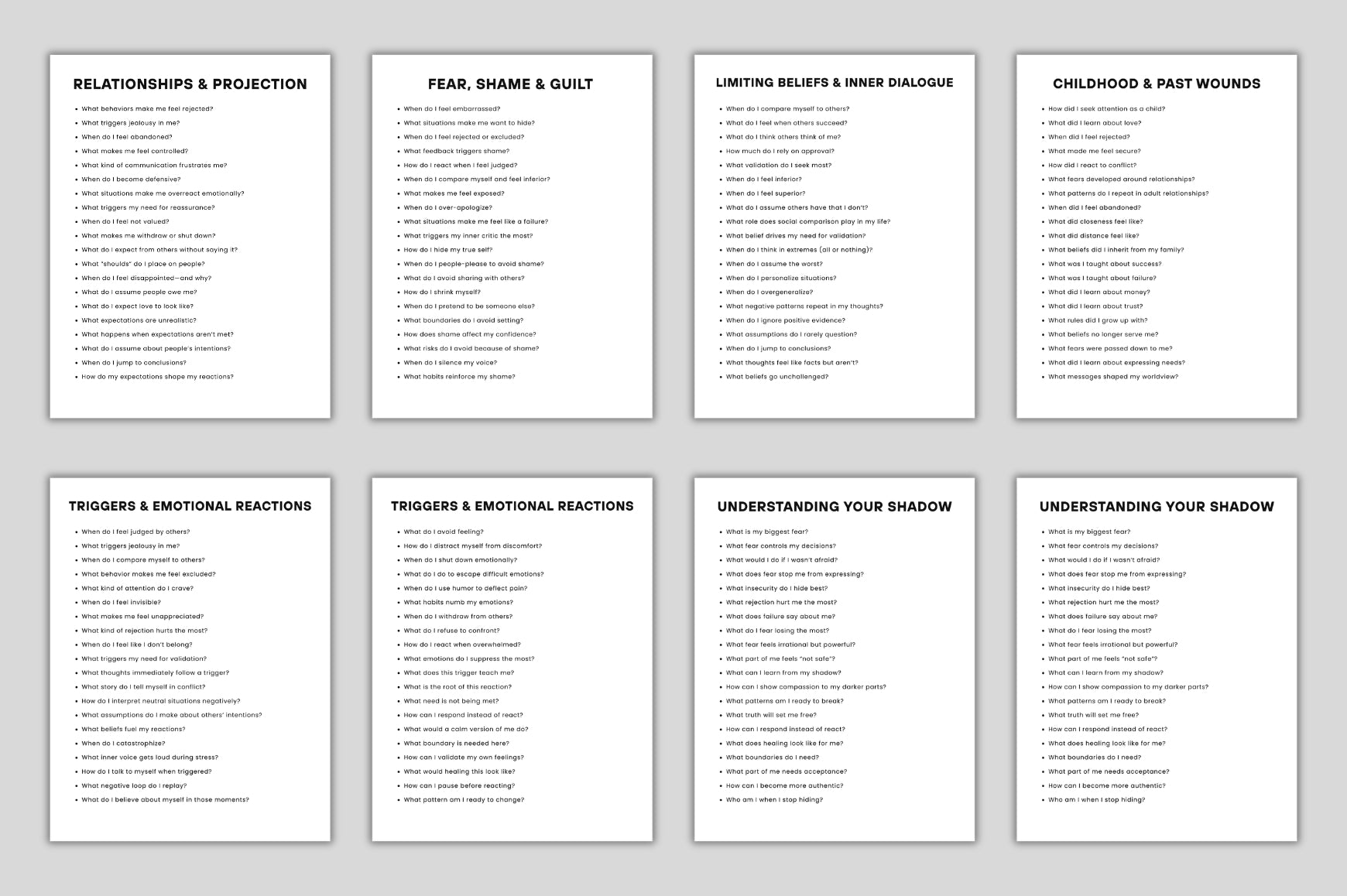 Shadow Work Prompts