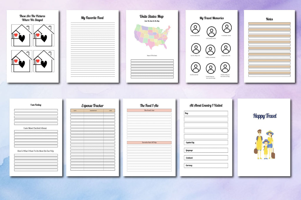 Travel Journal for Kids