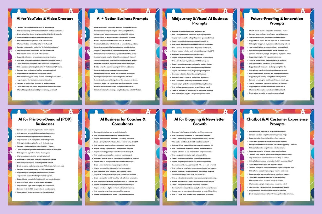 AI Business Playbook Prompts