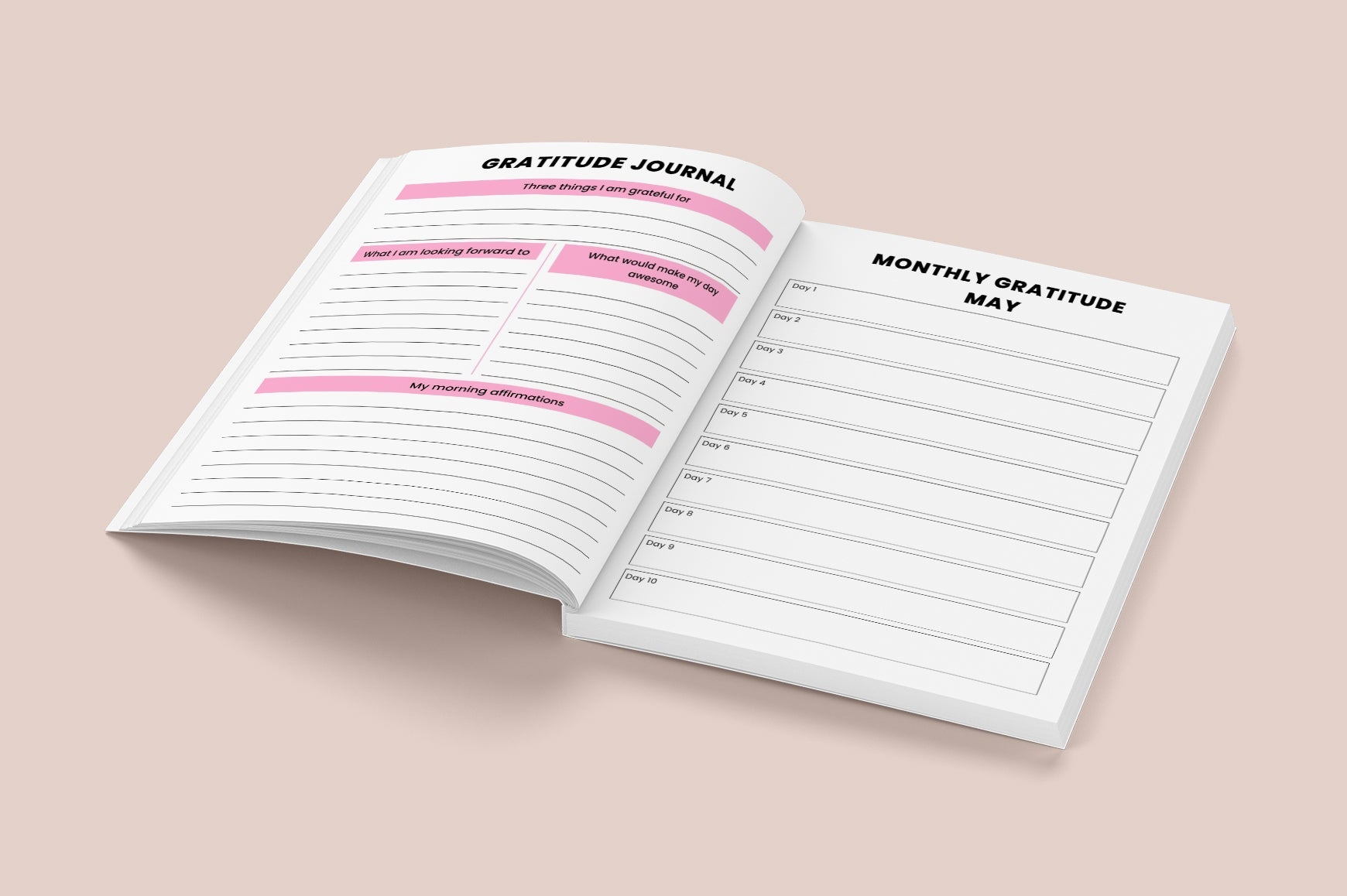Thankfulness Gratitude Journal