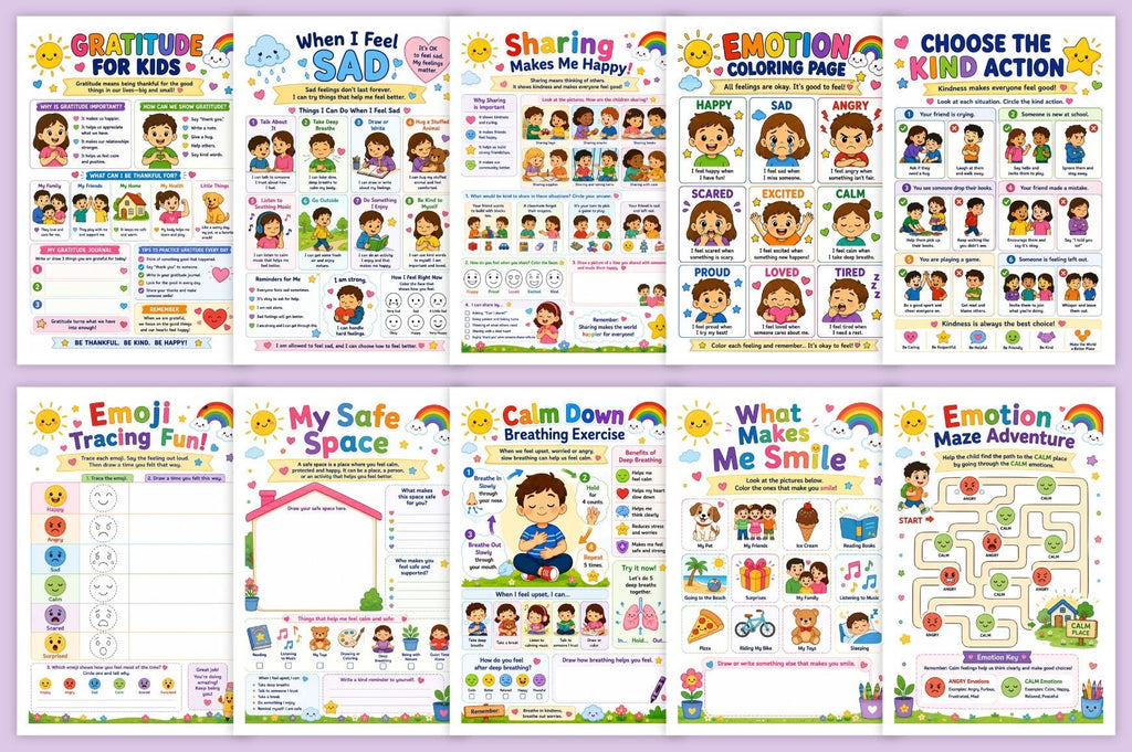 Kids Emotional Learning Book