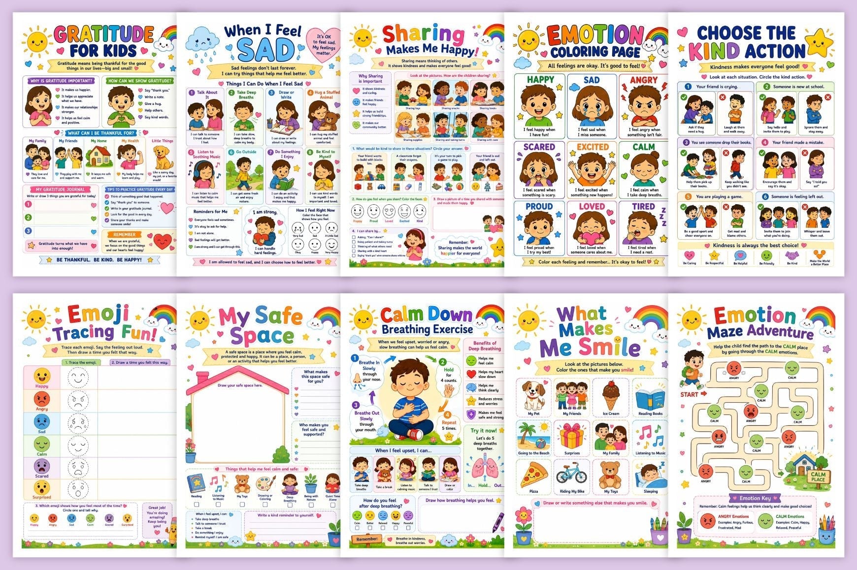 Kids Emotional Learning Book