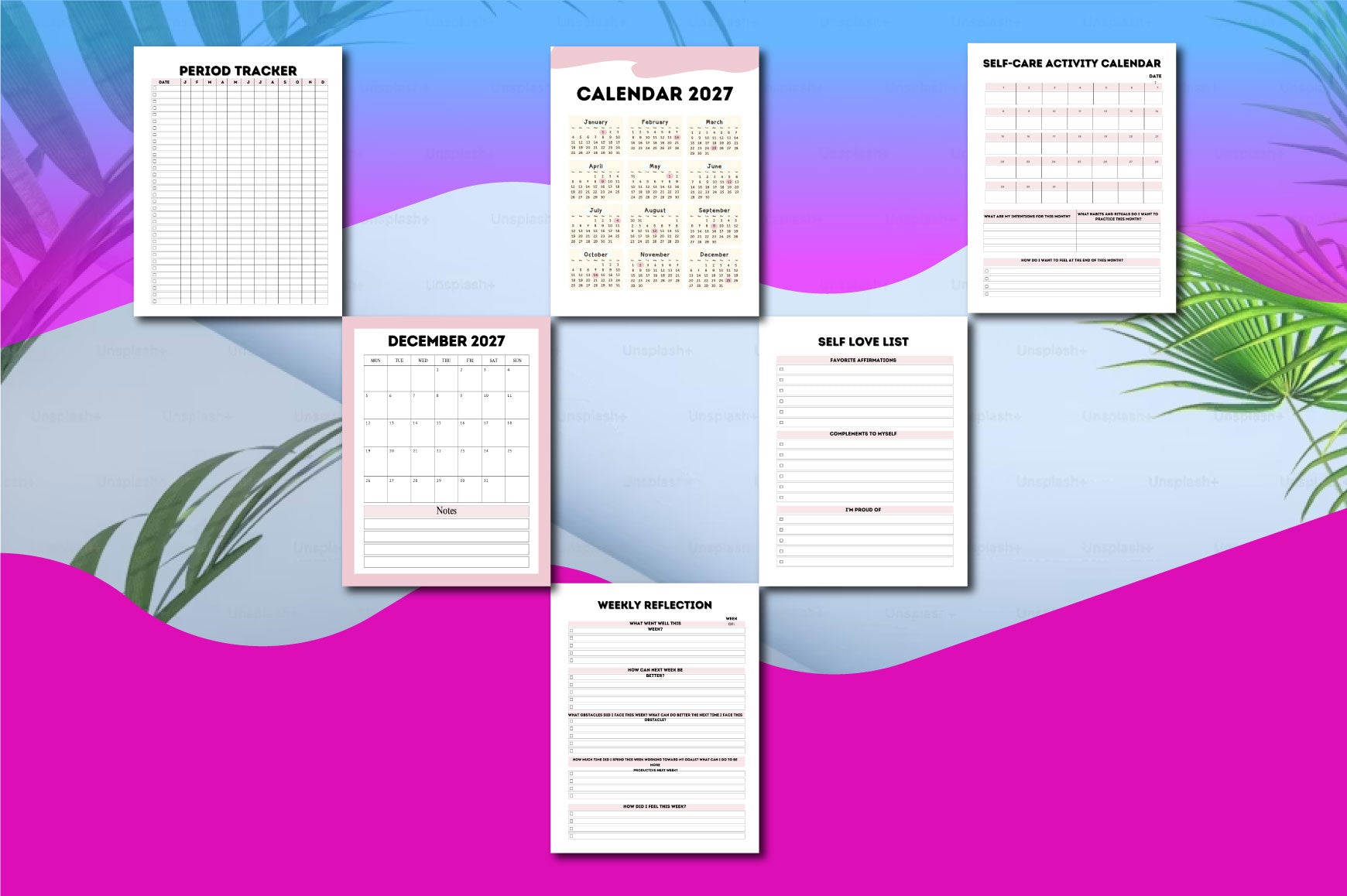 Self Care Wellness Journal