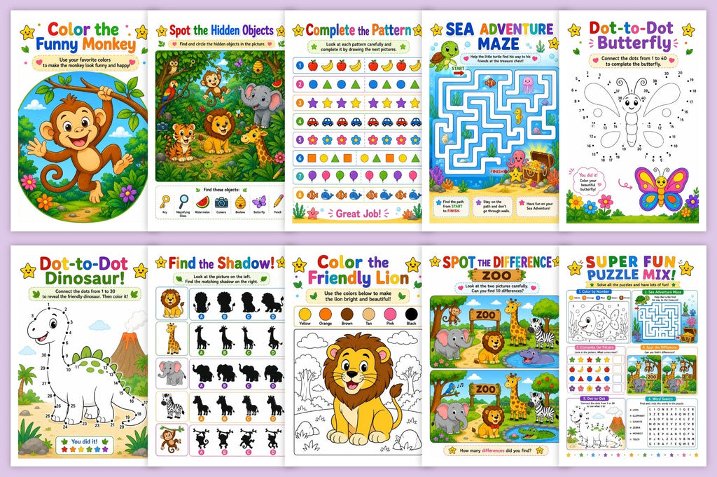 Big Activity For Kids Book