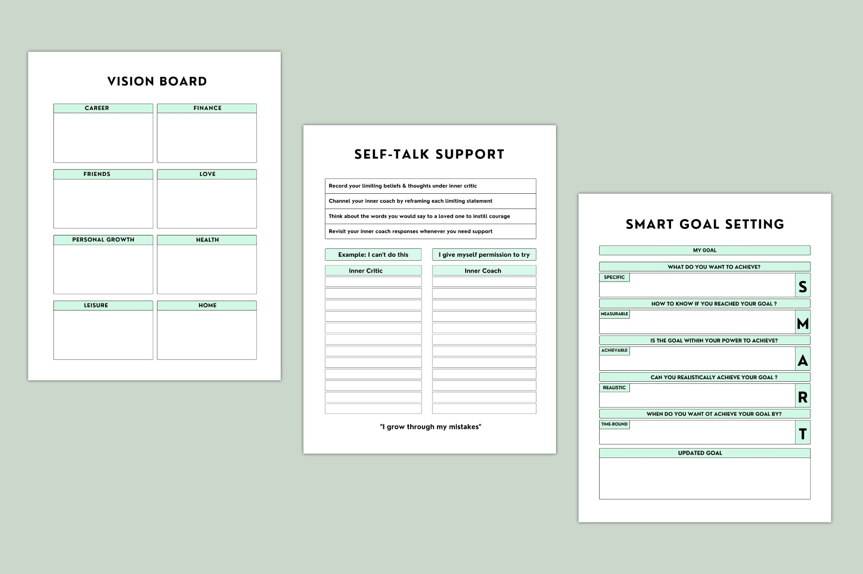 Anxiety Tracking Journal