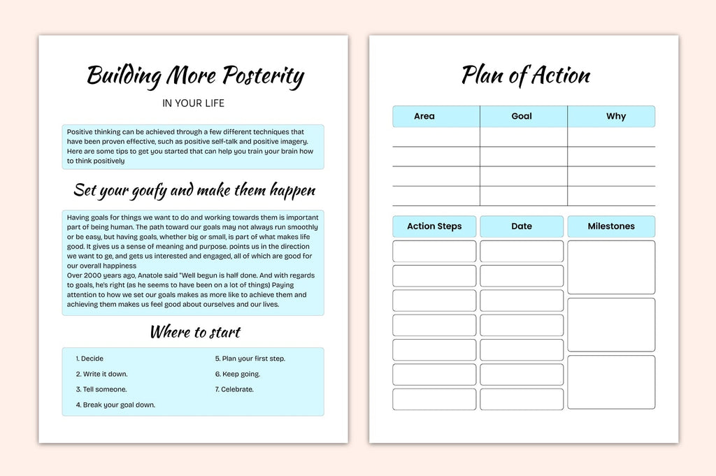 Positive Thinking Planner