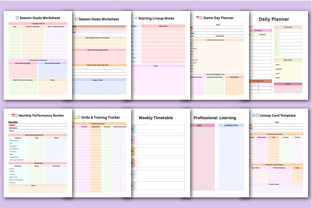 The Baseball Planner