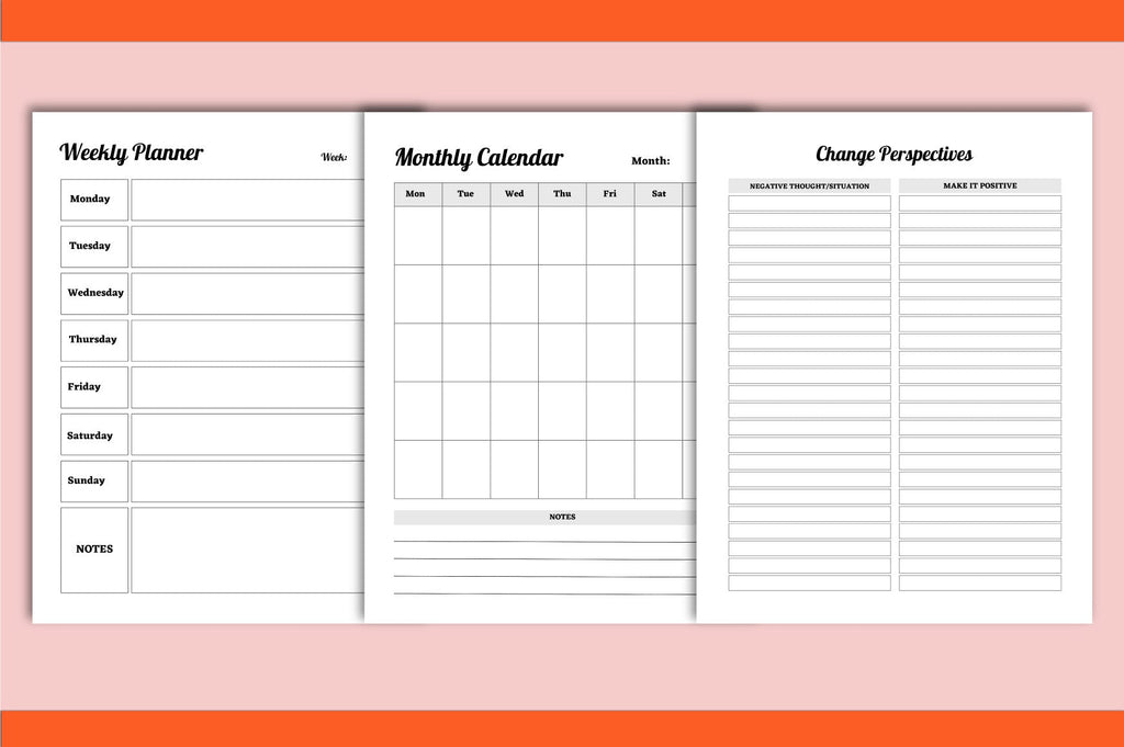 Positive Mindset Planner