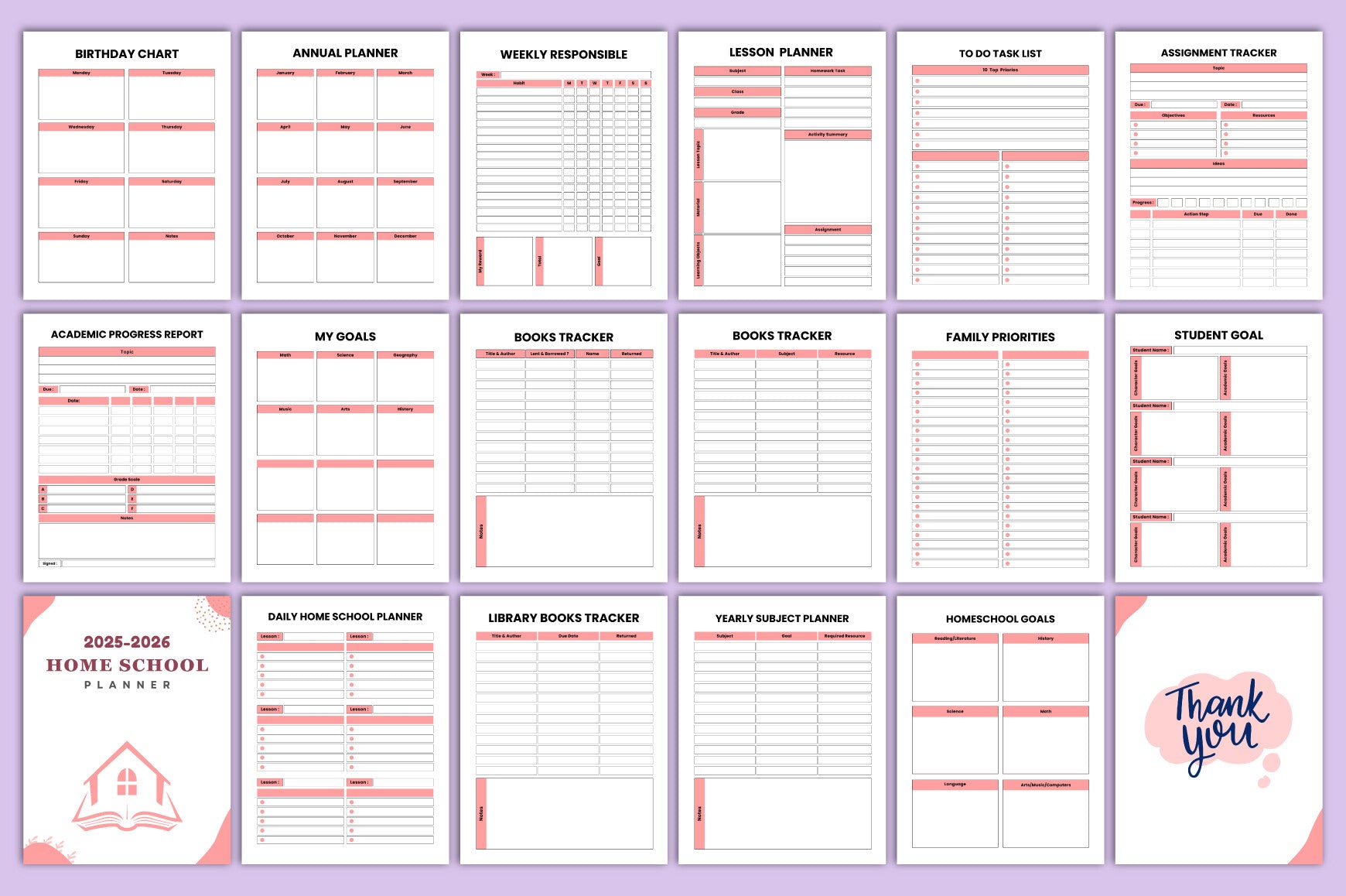 Home School Planner