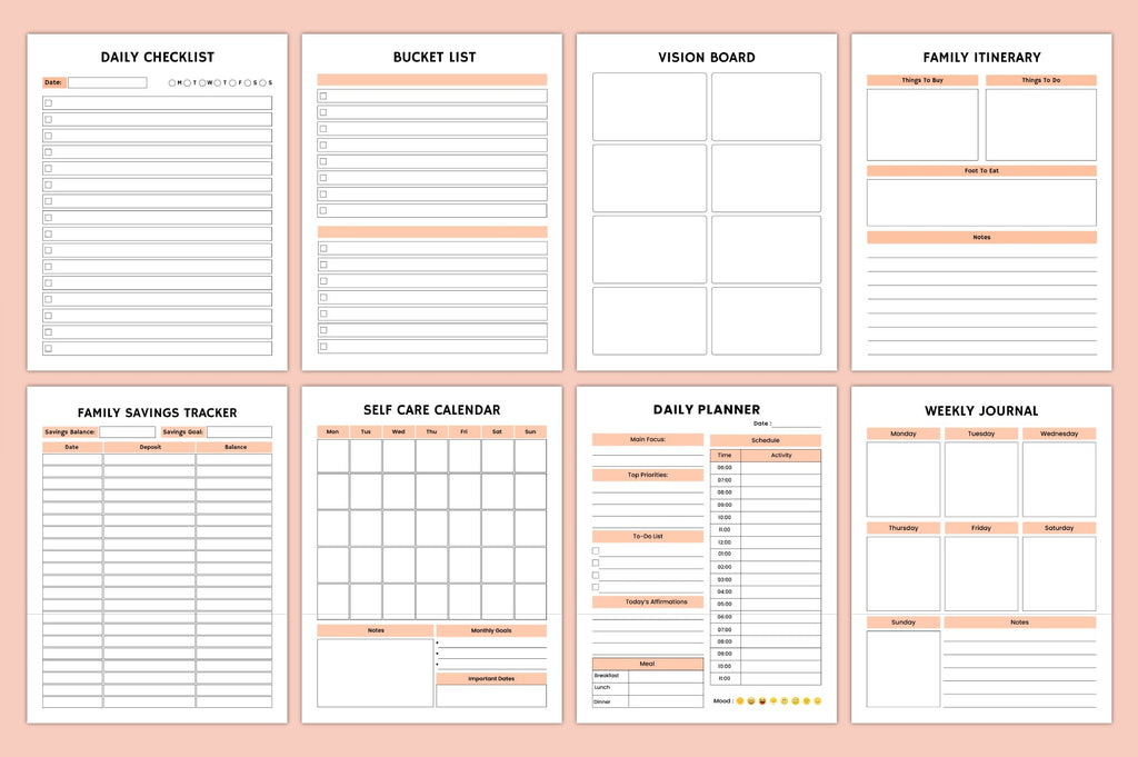 Happy Family Routine Journal