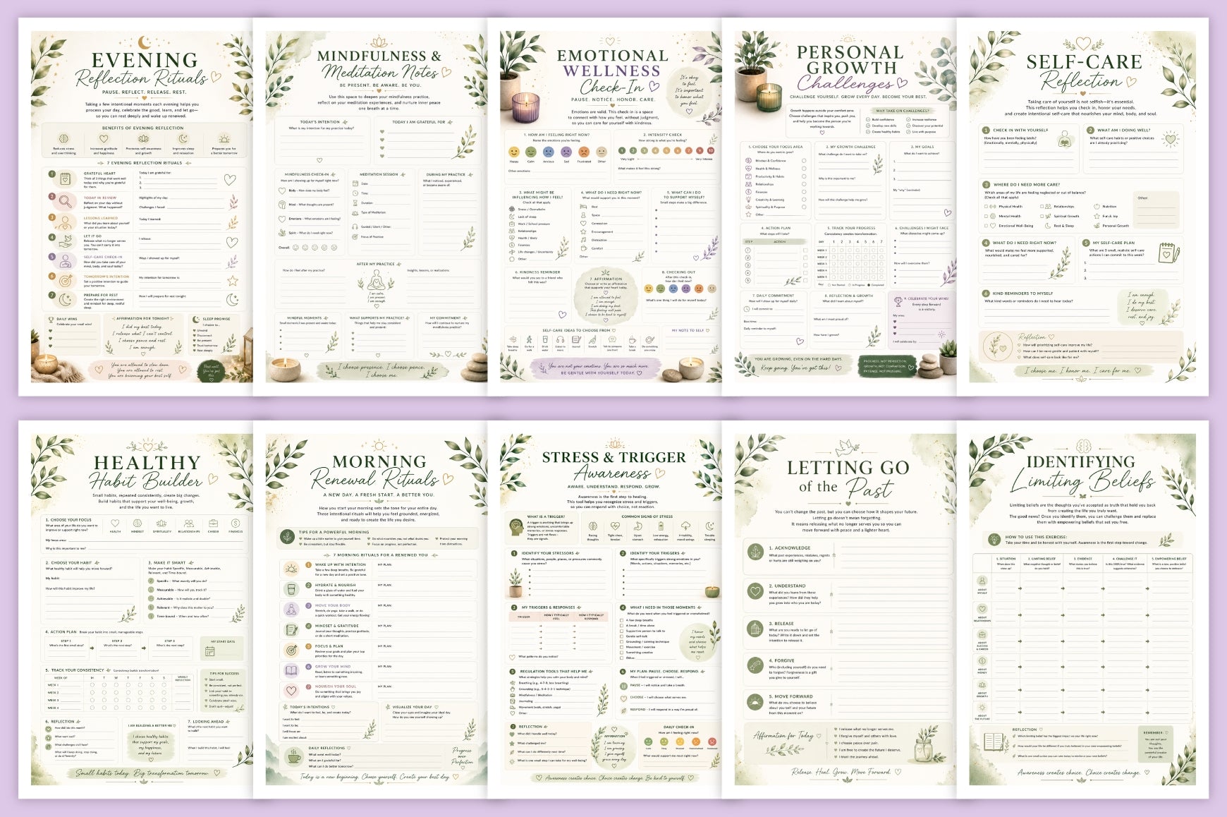 Refresh Renew And Grow Workbook