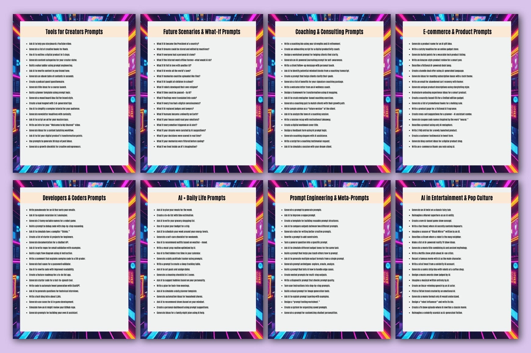 AI Ideas Unleashed with Prompts