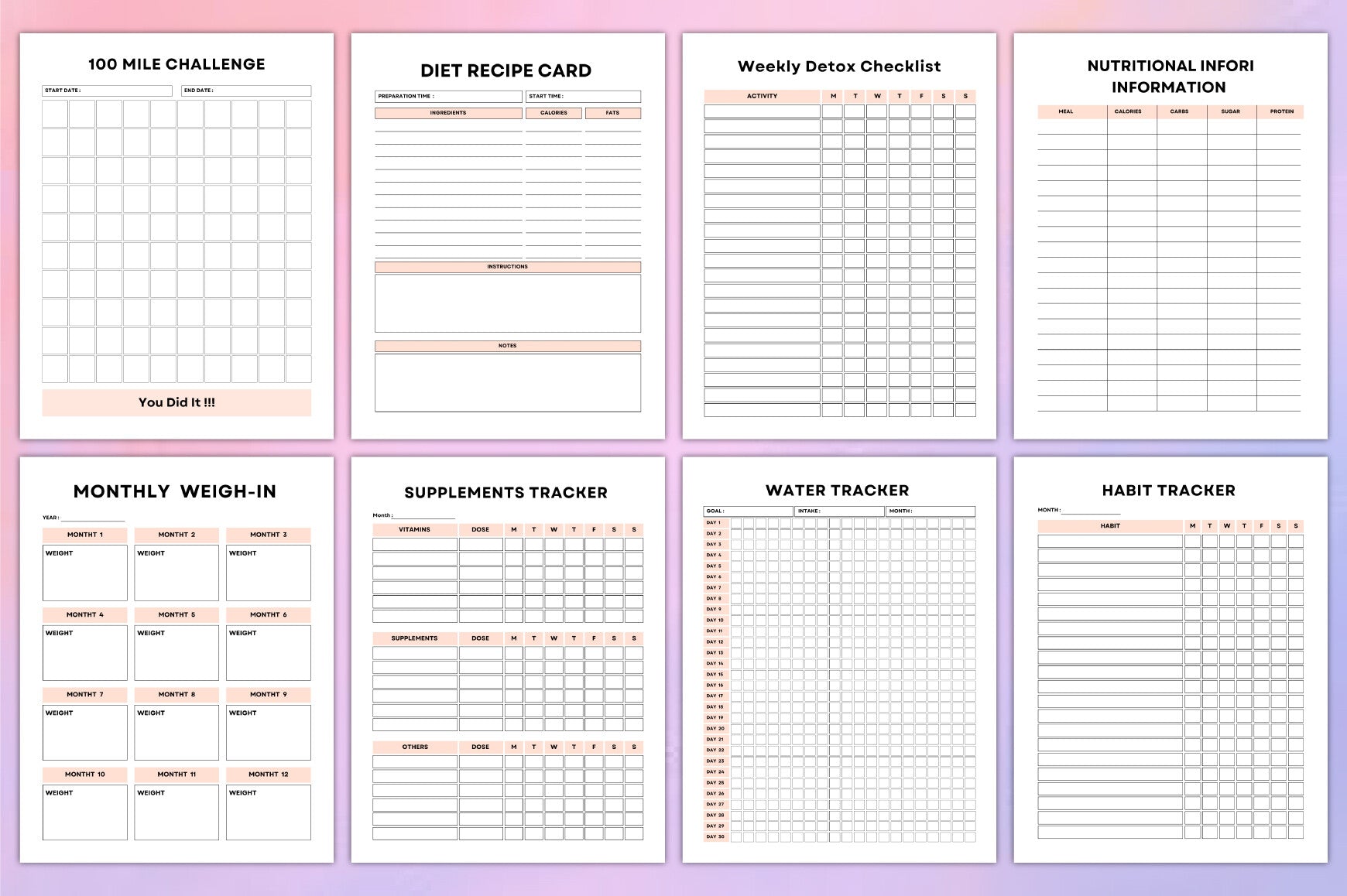 Fitness Meal Planner
