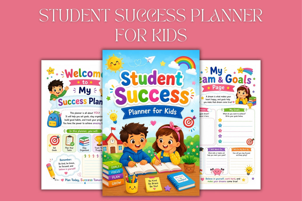 Student Success For Kids Planner