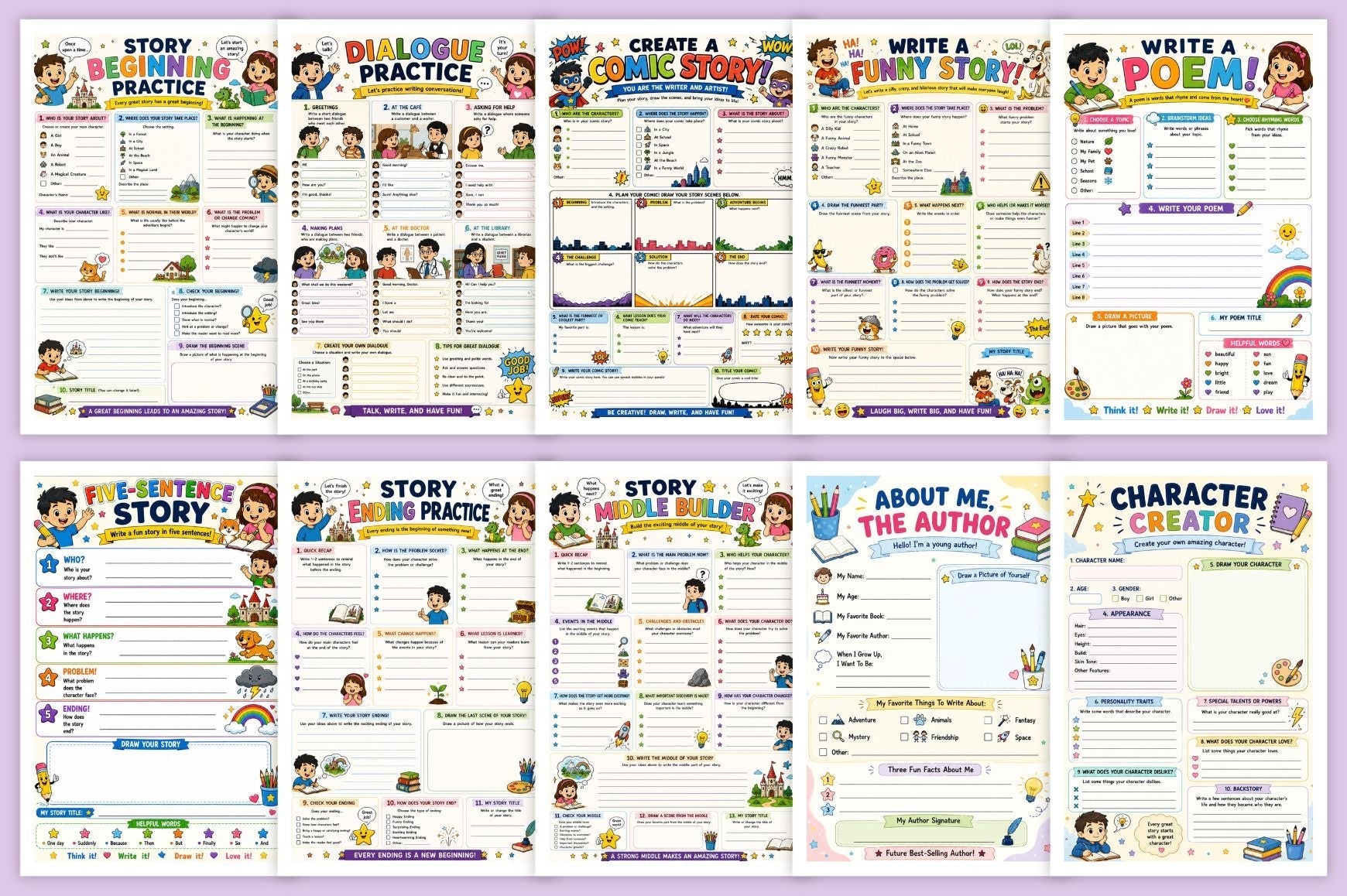 Creative Writing For Children Workbook