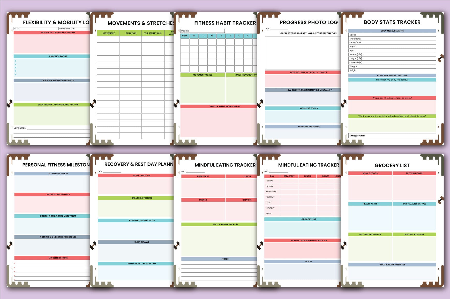 Holistic Fitness Planner