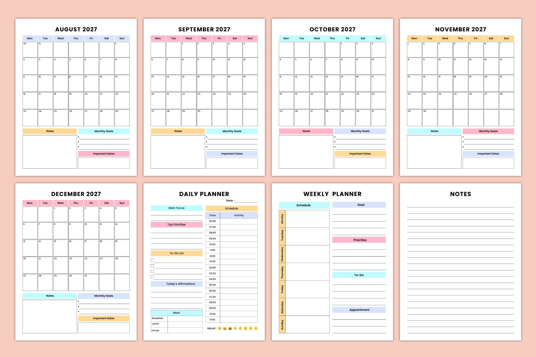 Monthly Planner