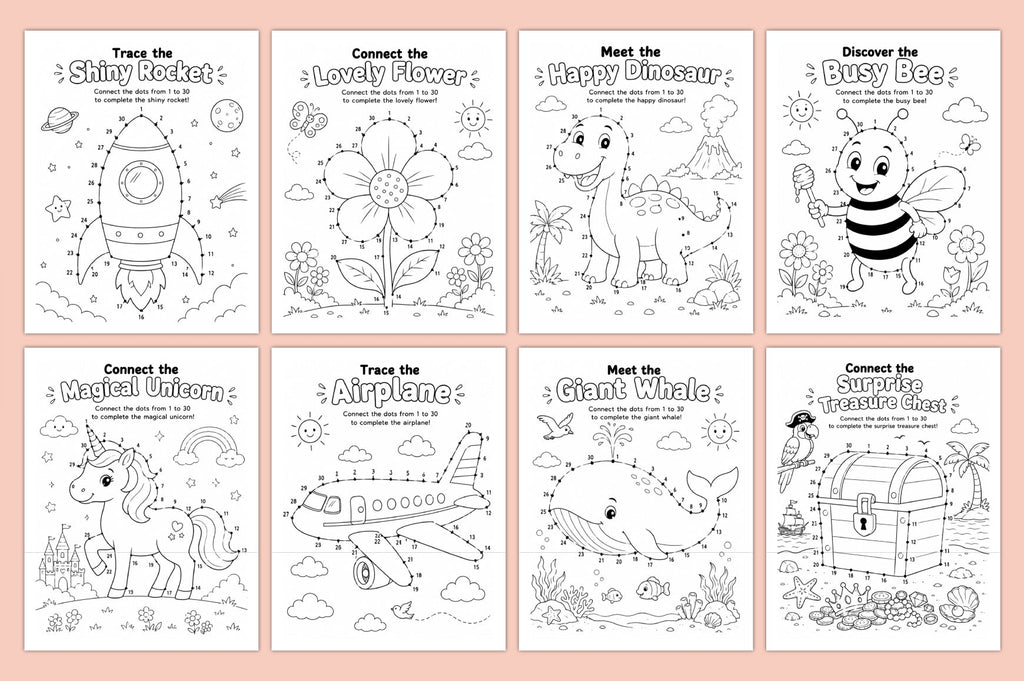 Dot To Dot Fun Book