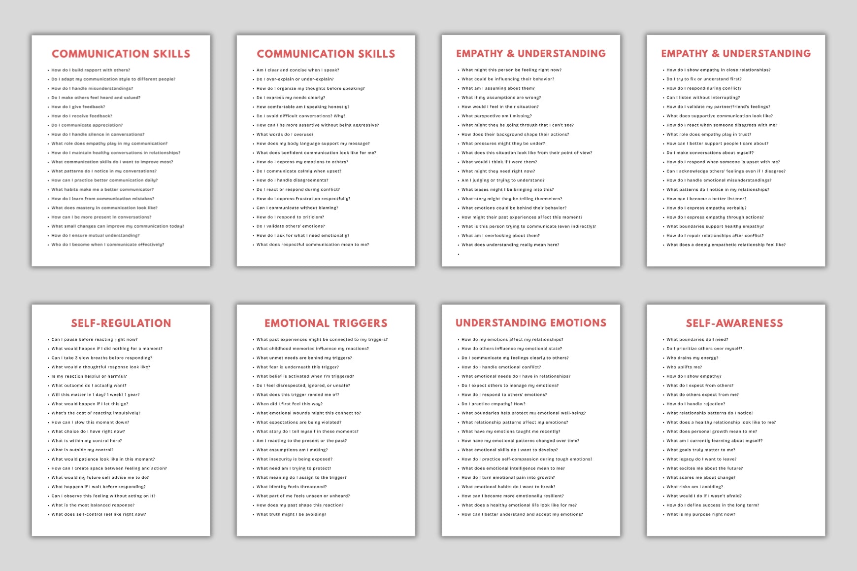 Emotional Intelligence Prompts