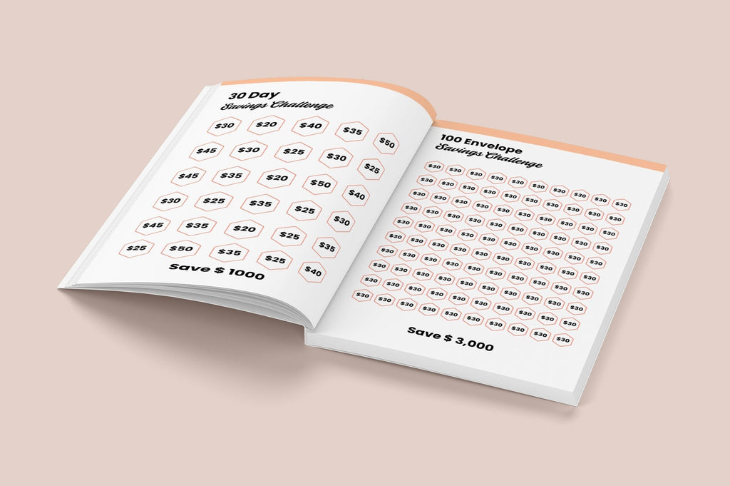 Money Saving Goals Challenge Planner