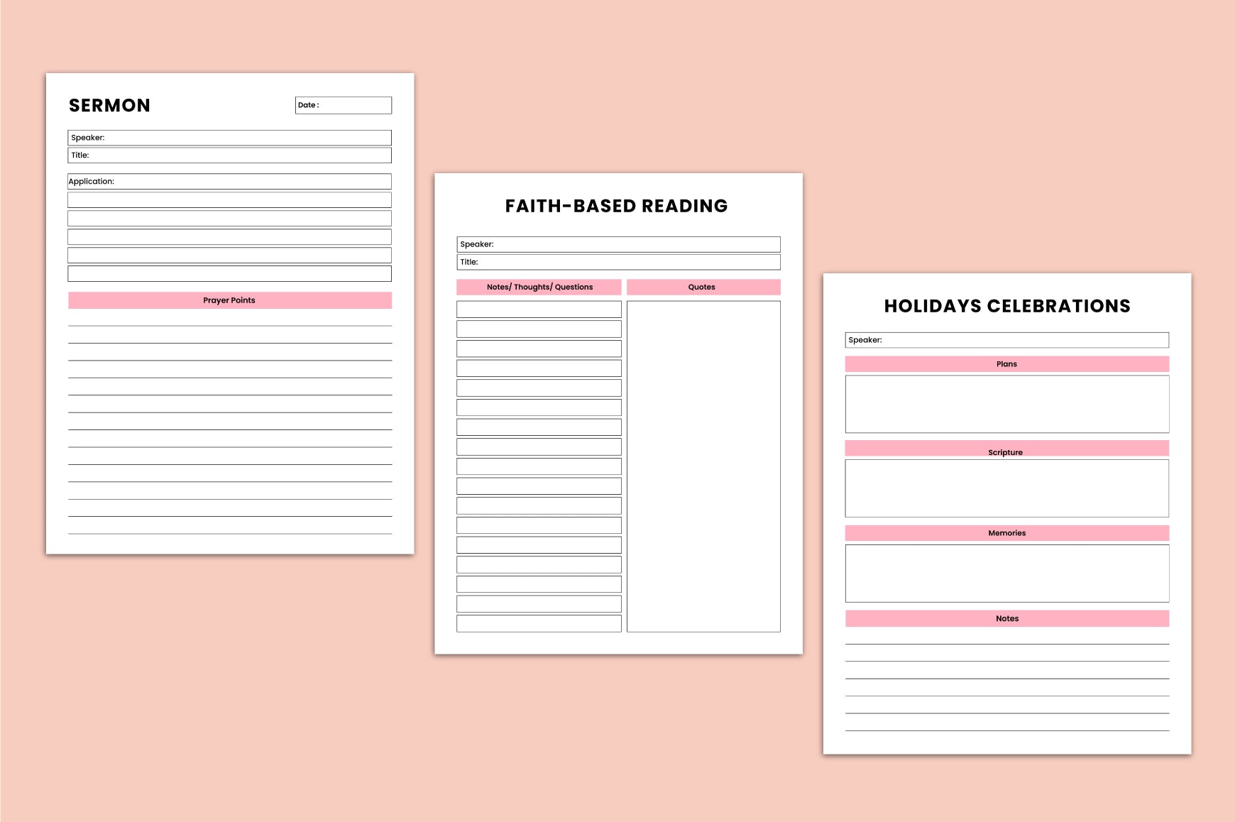 Faith Reflection Journal