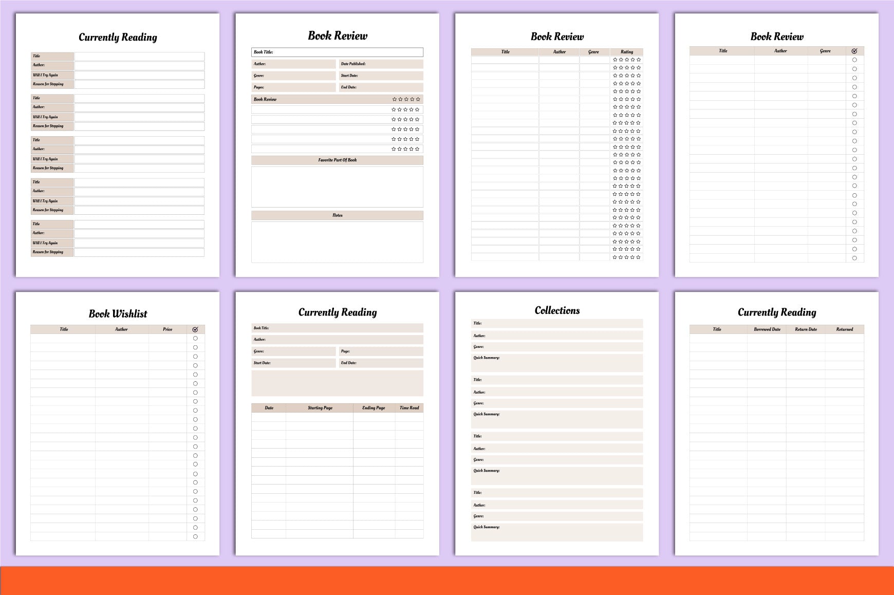 Reading Planner