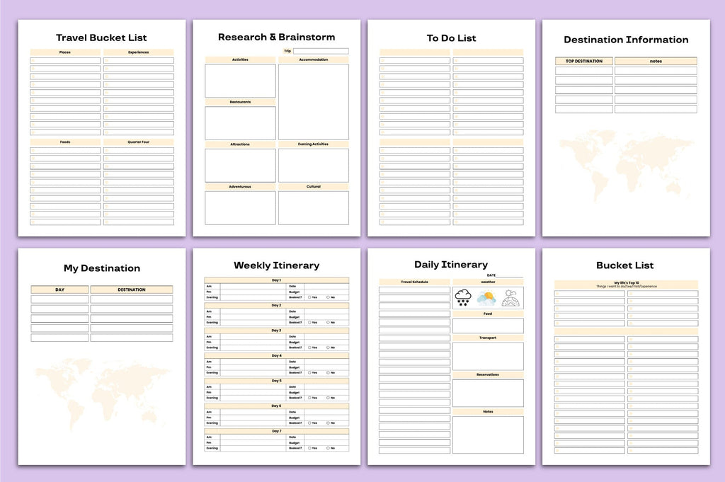 Travel Planner Guide