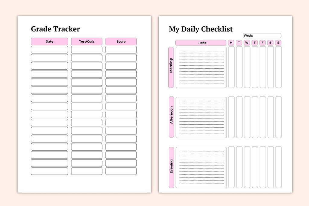 Homeschool Academic Planner