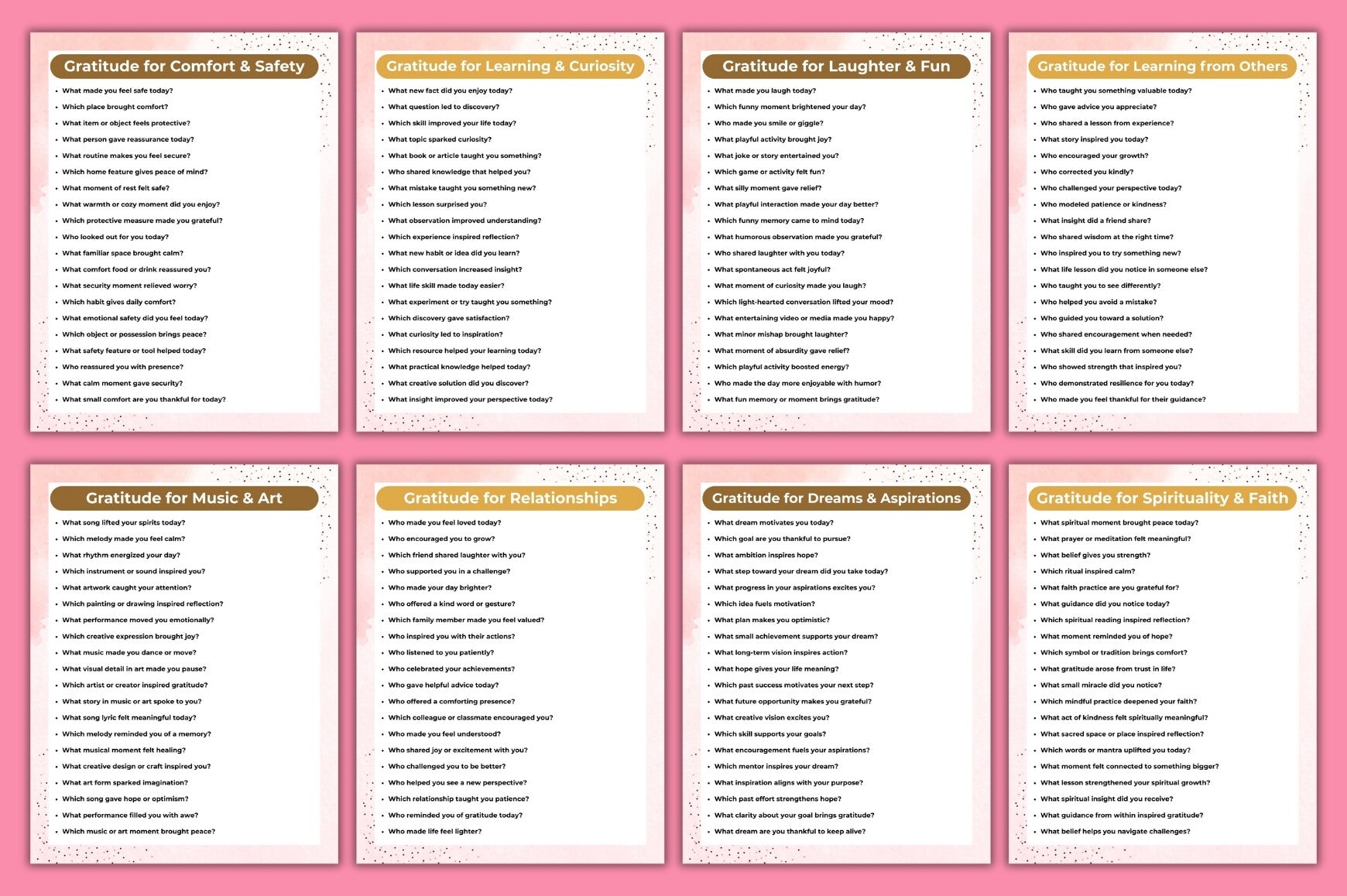 Grateful Soul Prompts