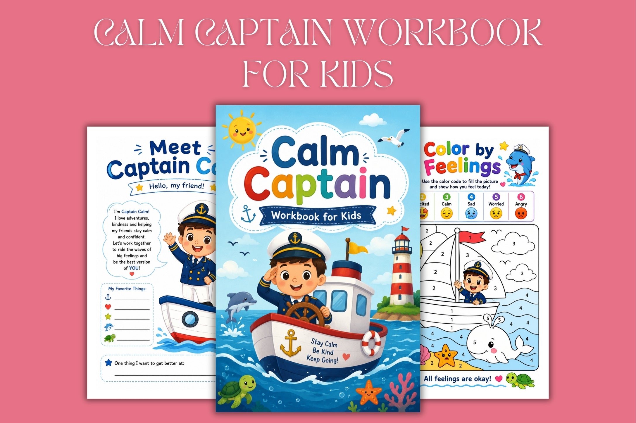 Calm Captain For Kids Workbook
