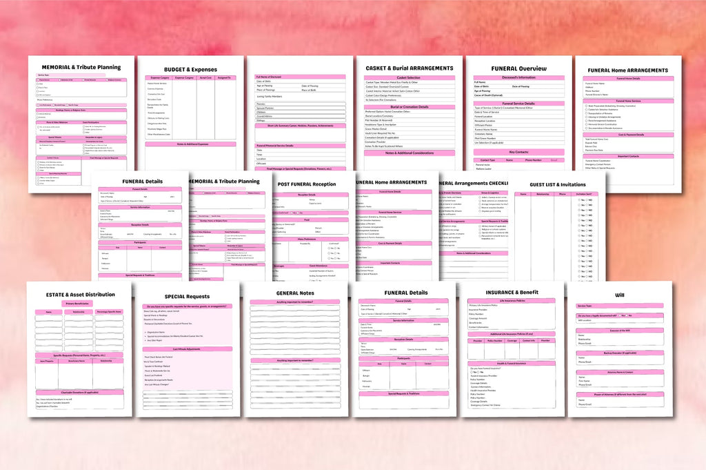 In My Absence Planner