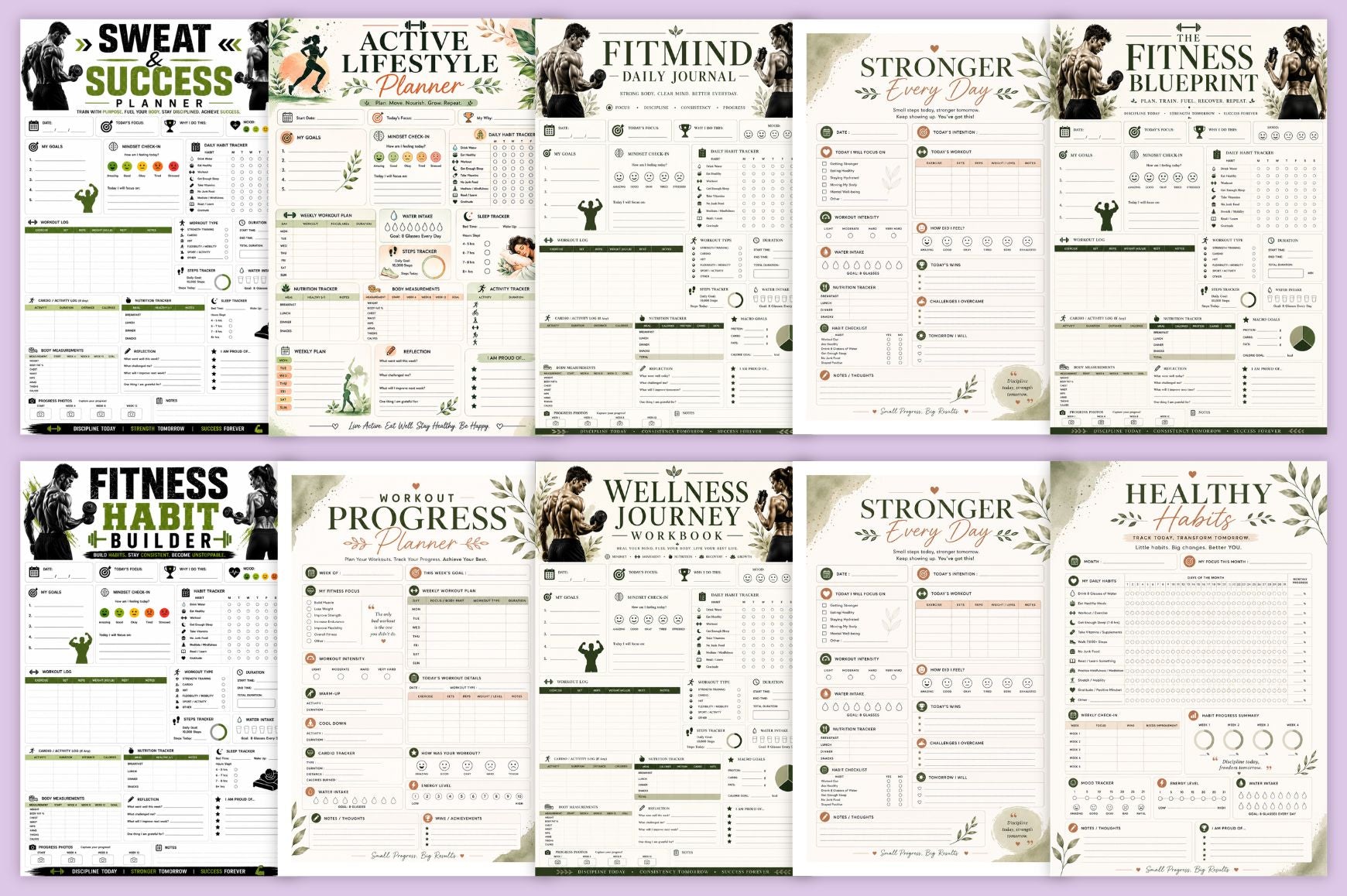 Daily Fitness Progress Journal
