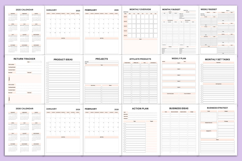 Side Hustle Planner