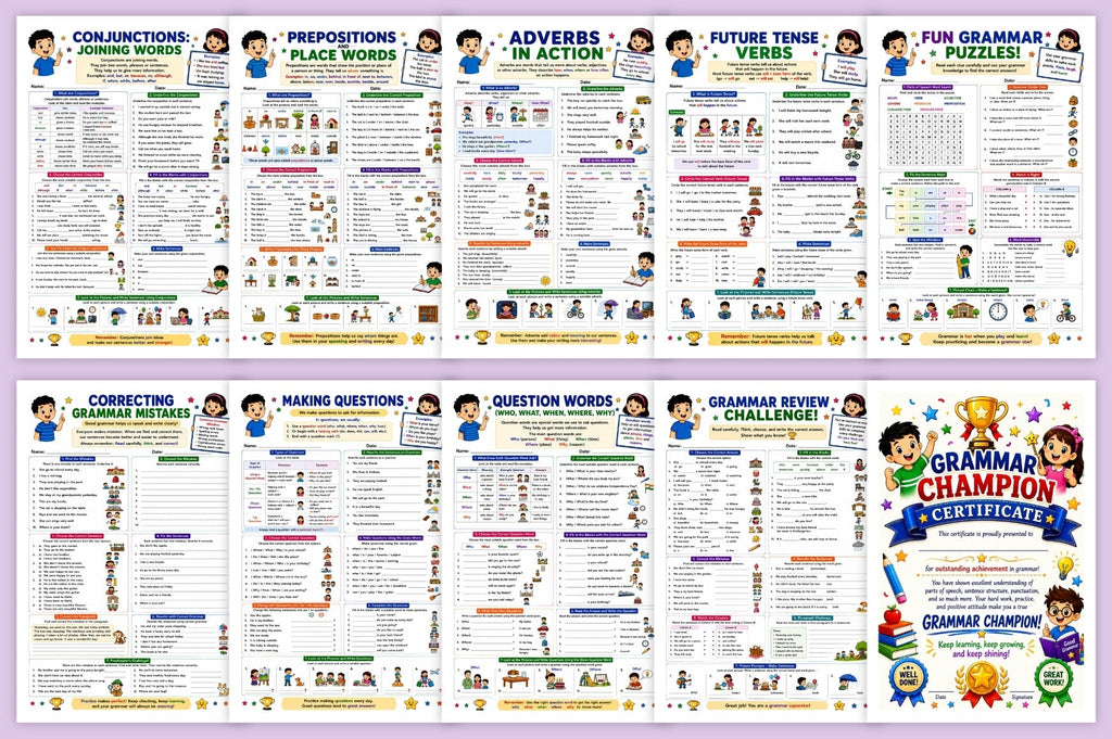 Grammar Skills Builder For Kids