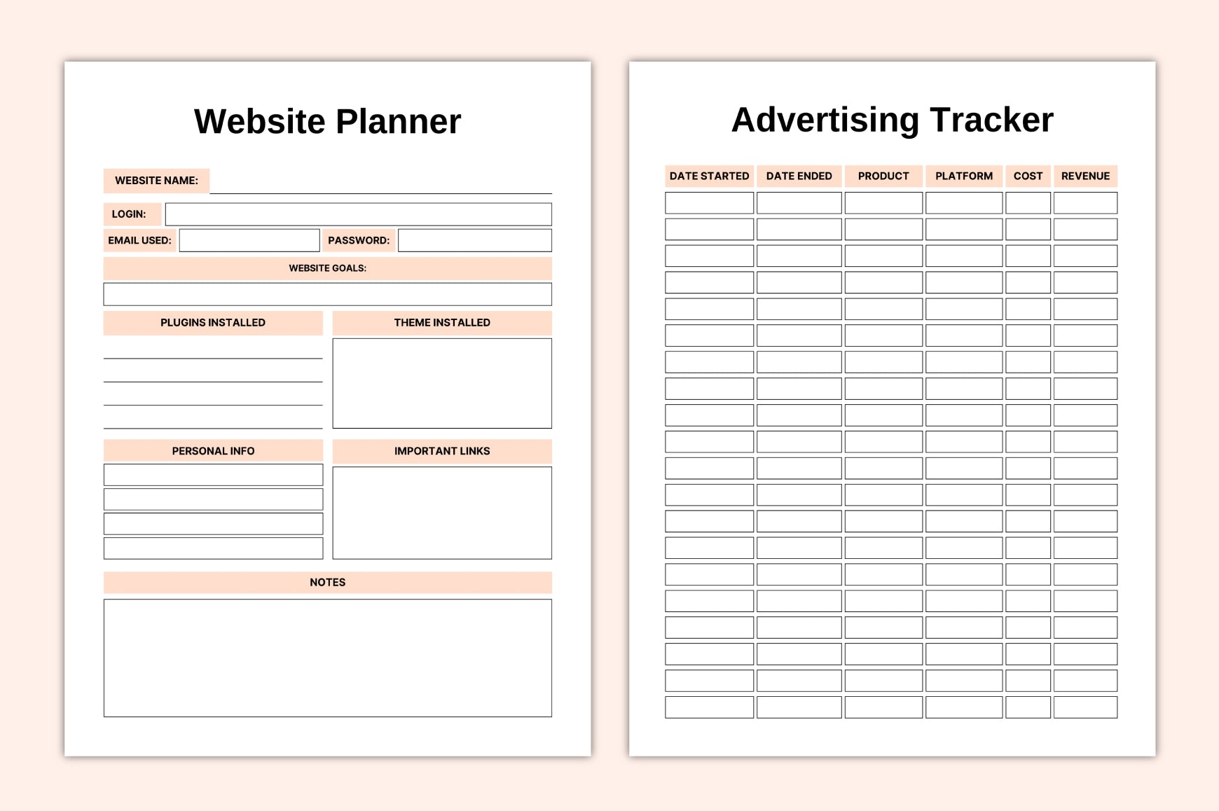Product Launch Marketing Planner