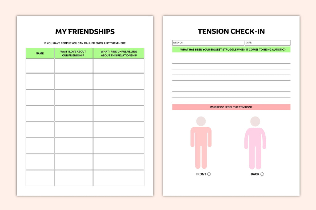 Mindful Routine Planner for Autism printable schedule and calming activities