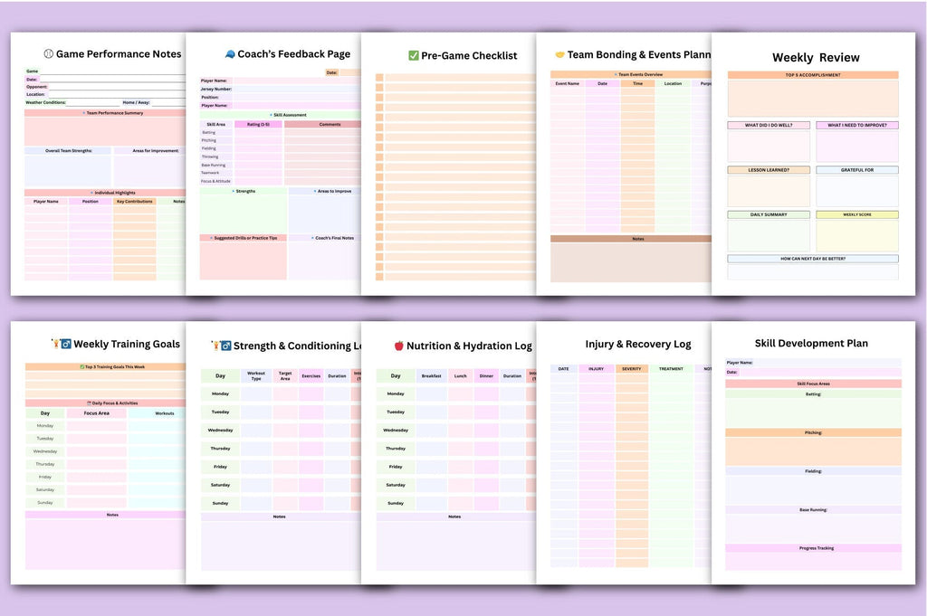 The Baseball Planner