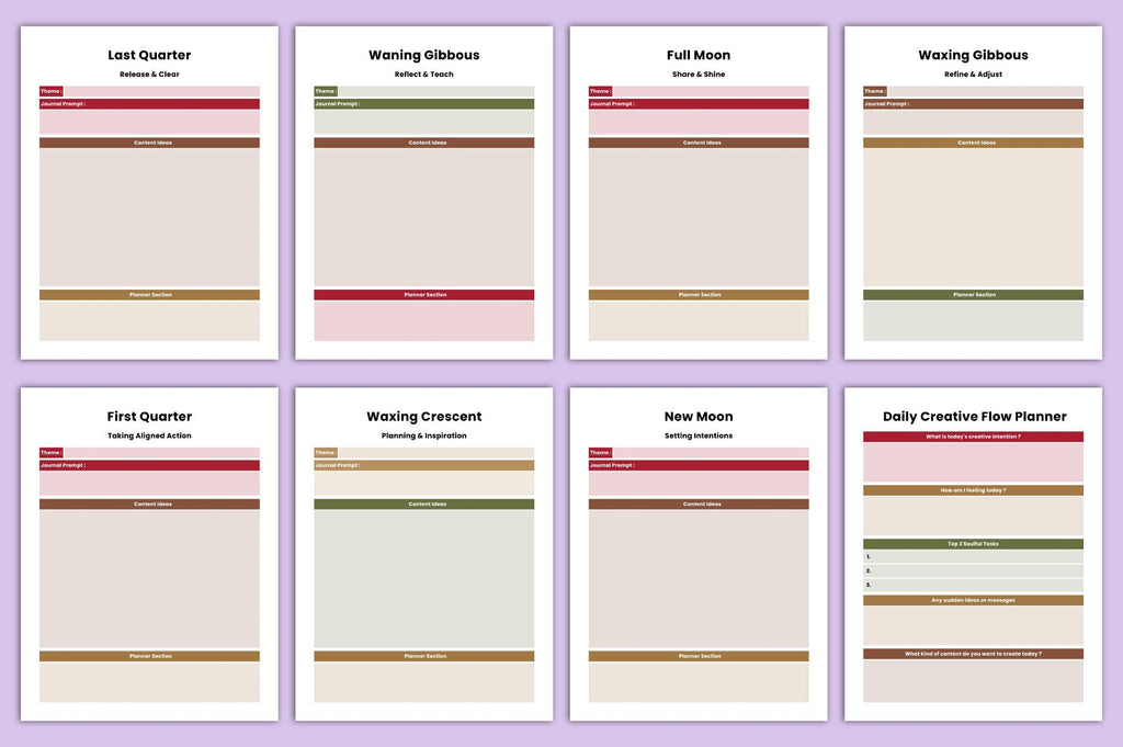 Soulful Content Creator Planner
