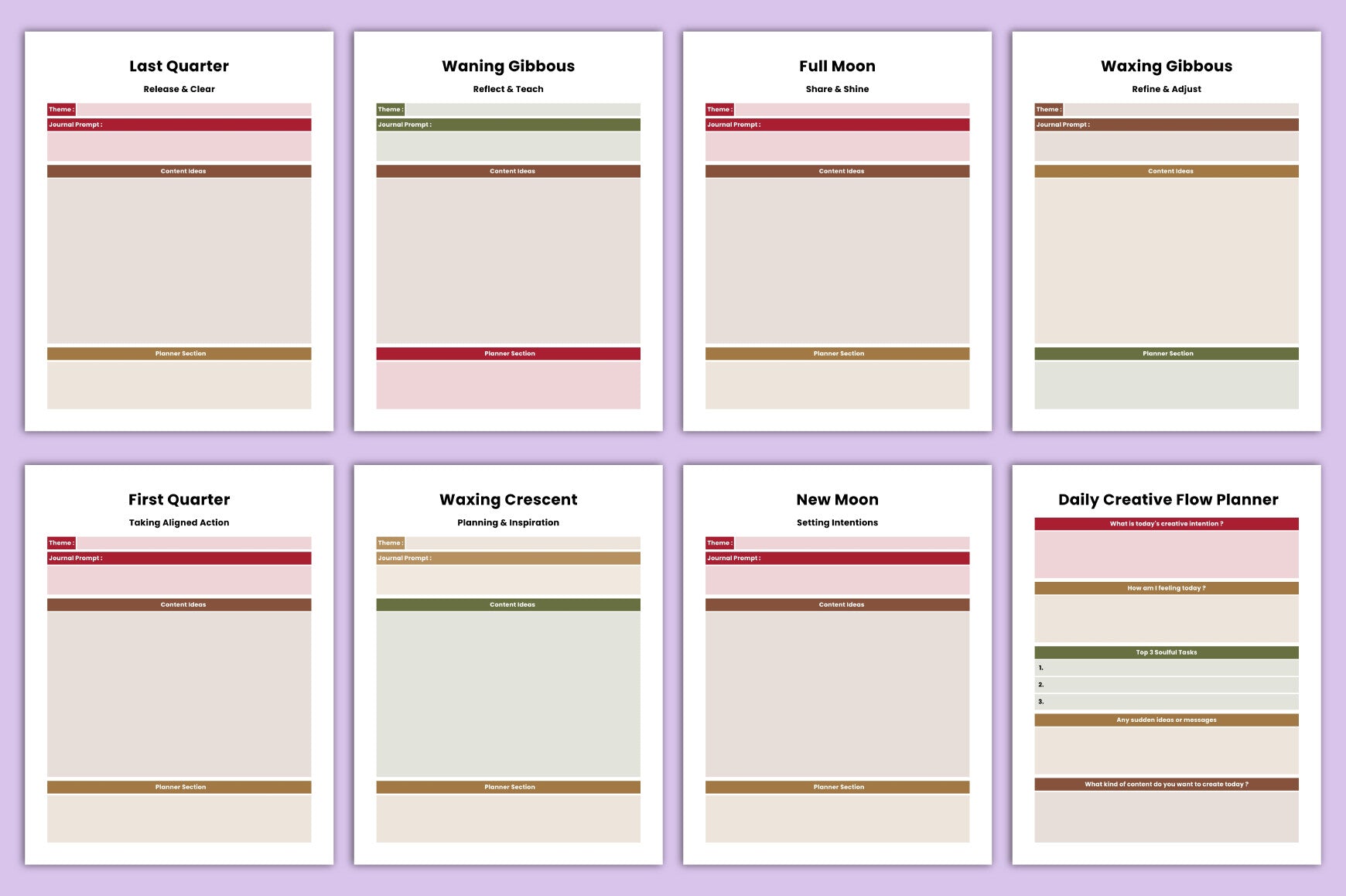 Soulful Content Creator Planner