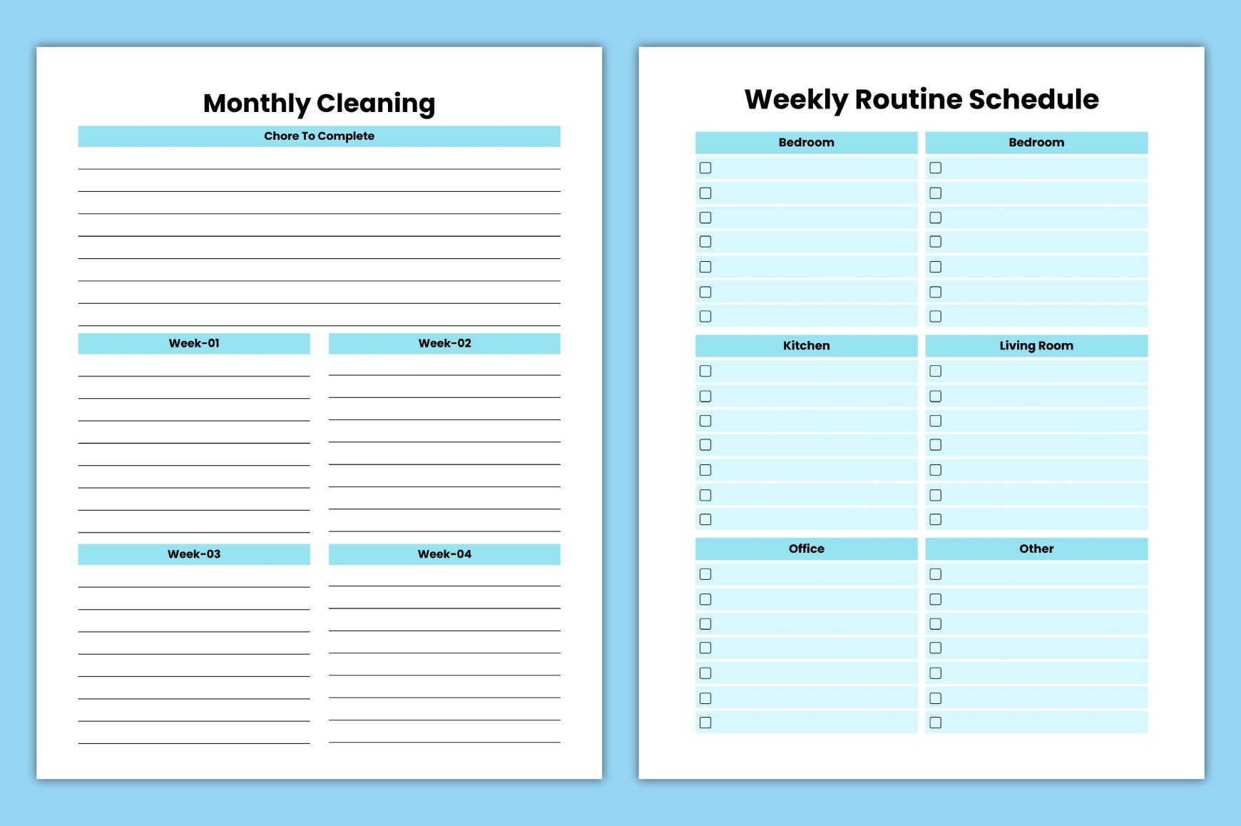 Decluttering Planner