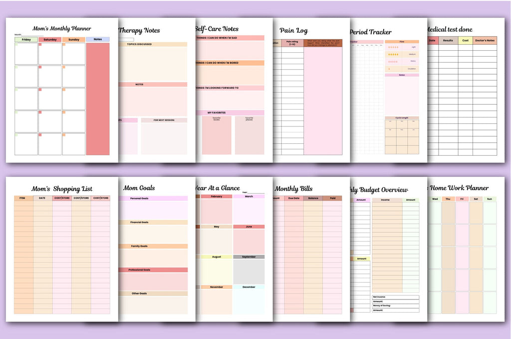 Mom Planner Organizer