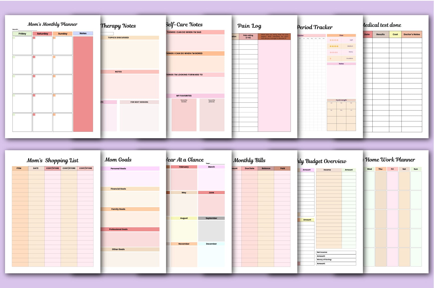 Mom Planner Organizer