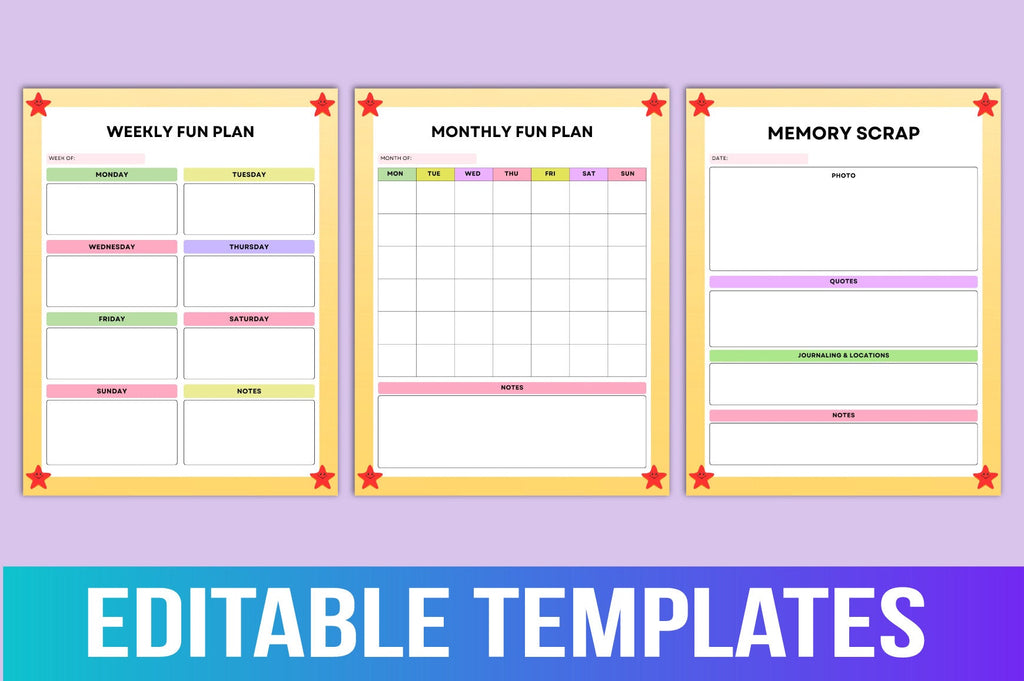 Friendship Planner for Kids