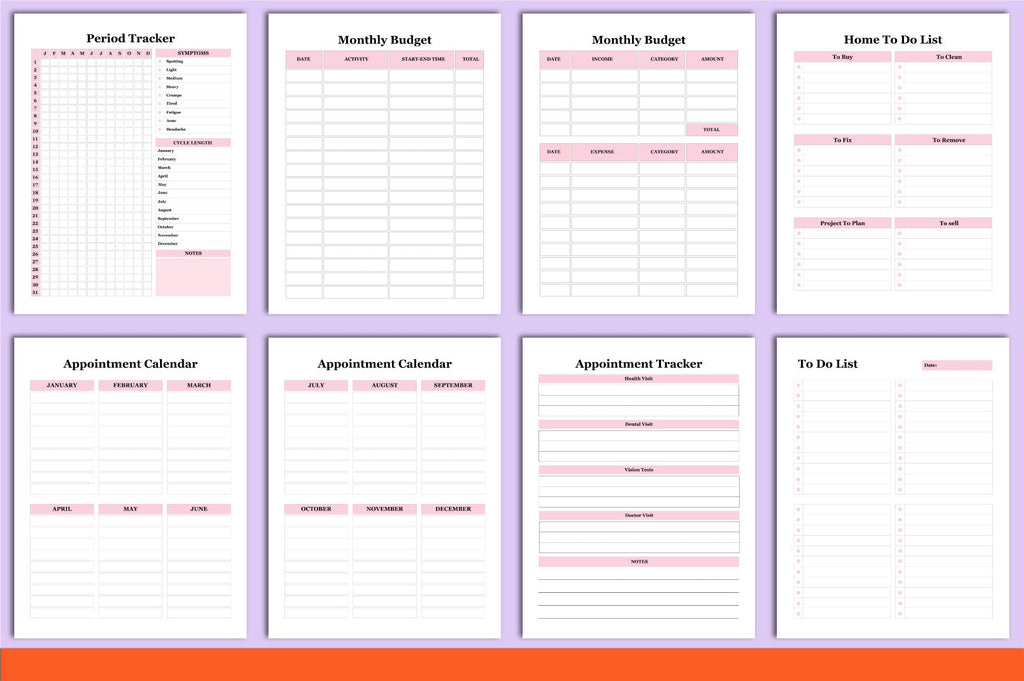 Busy Mom Planner