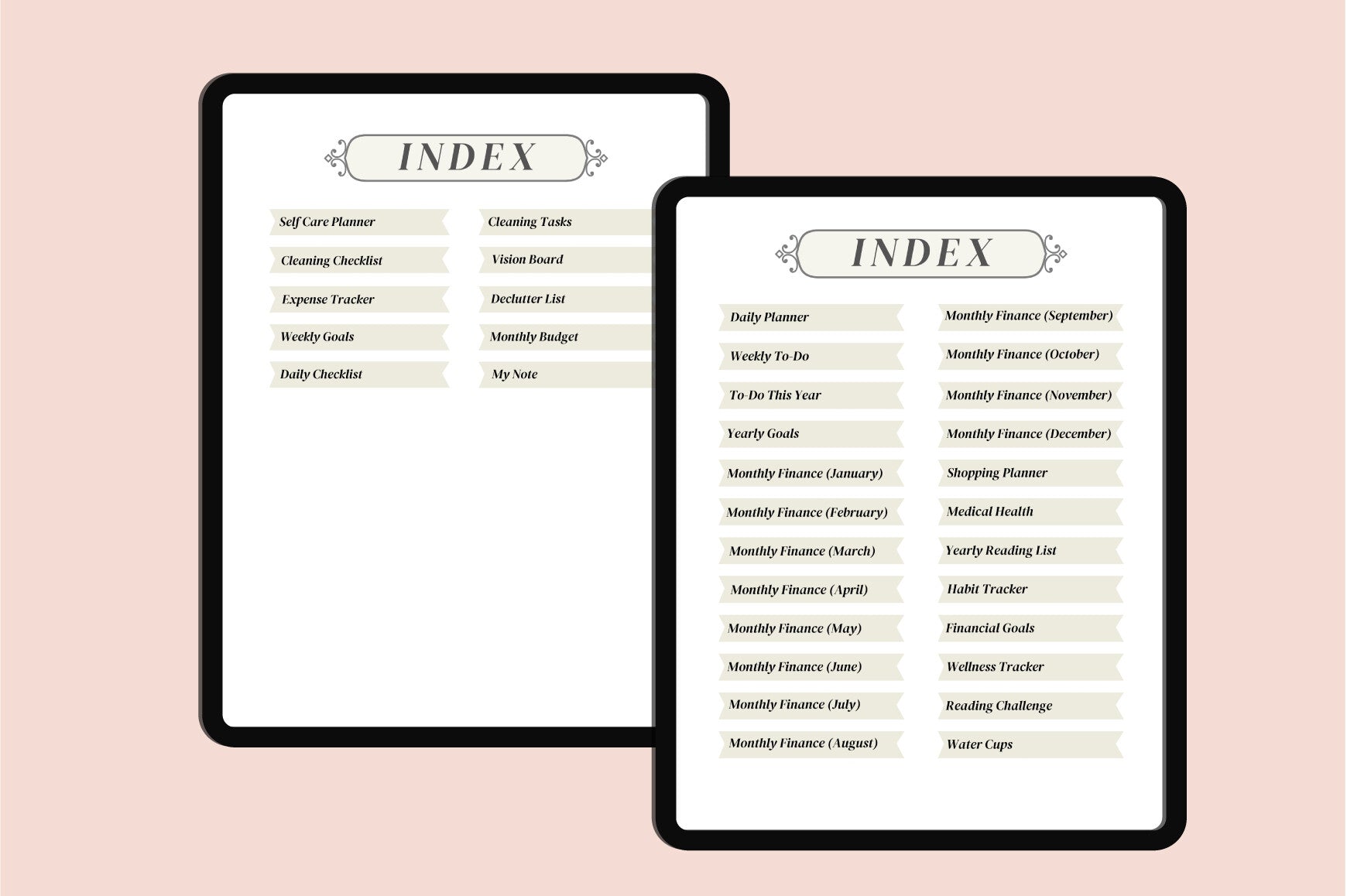 ADHD Printable Planner including monthly planning and schedule templates