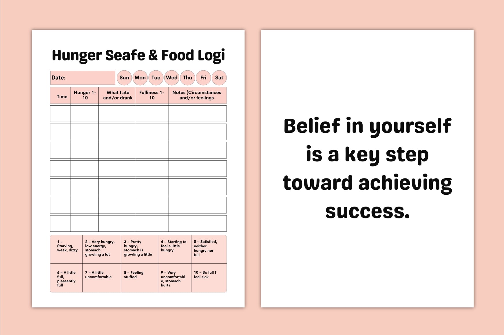 Eating Disorder Recovery Journal